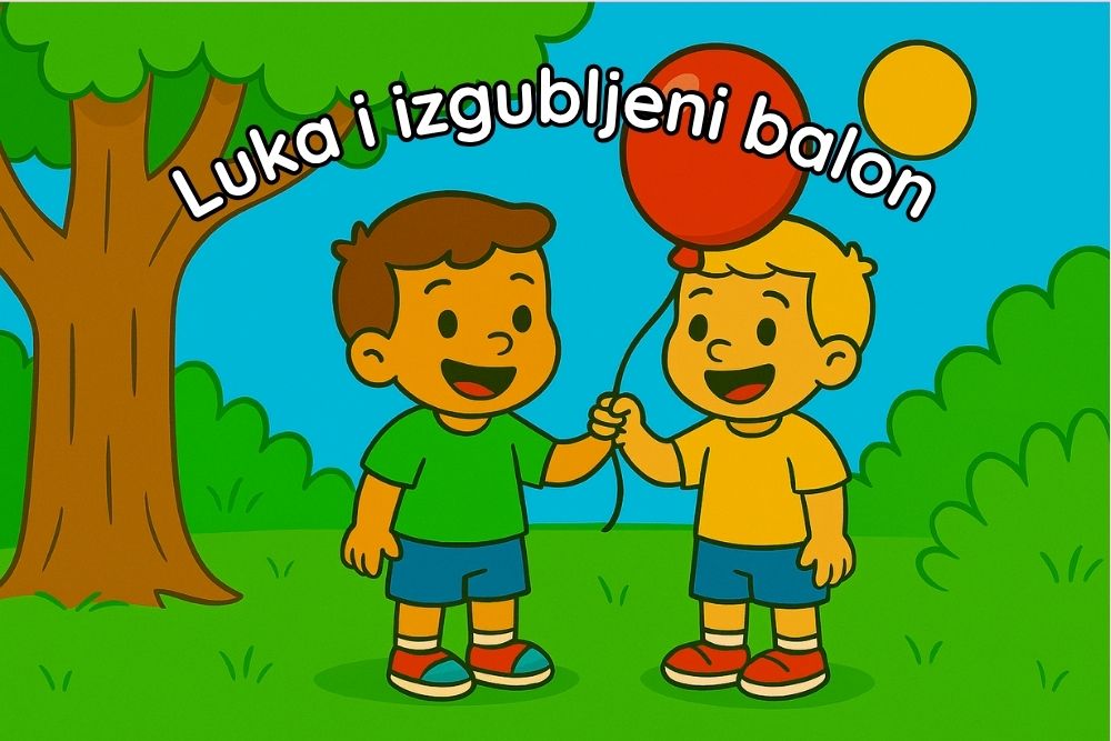 Luka i izgubljeni balon - priča